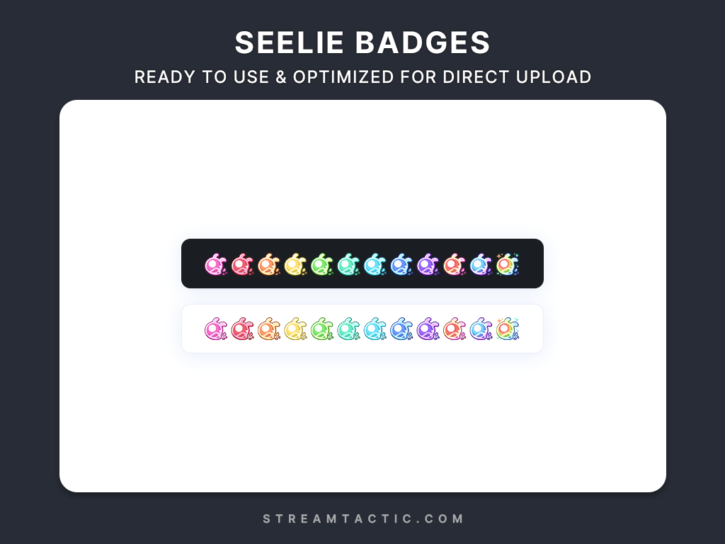 Seelie Sub Badges - StreamTactic