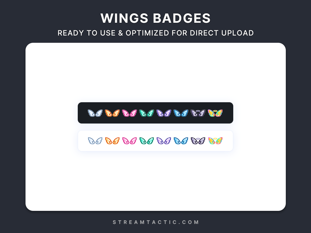 Wings Sub Badges - StreamTactic copy